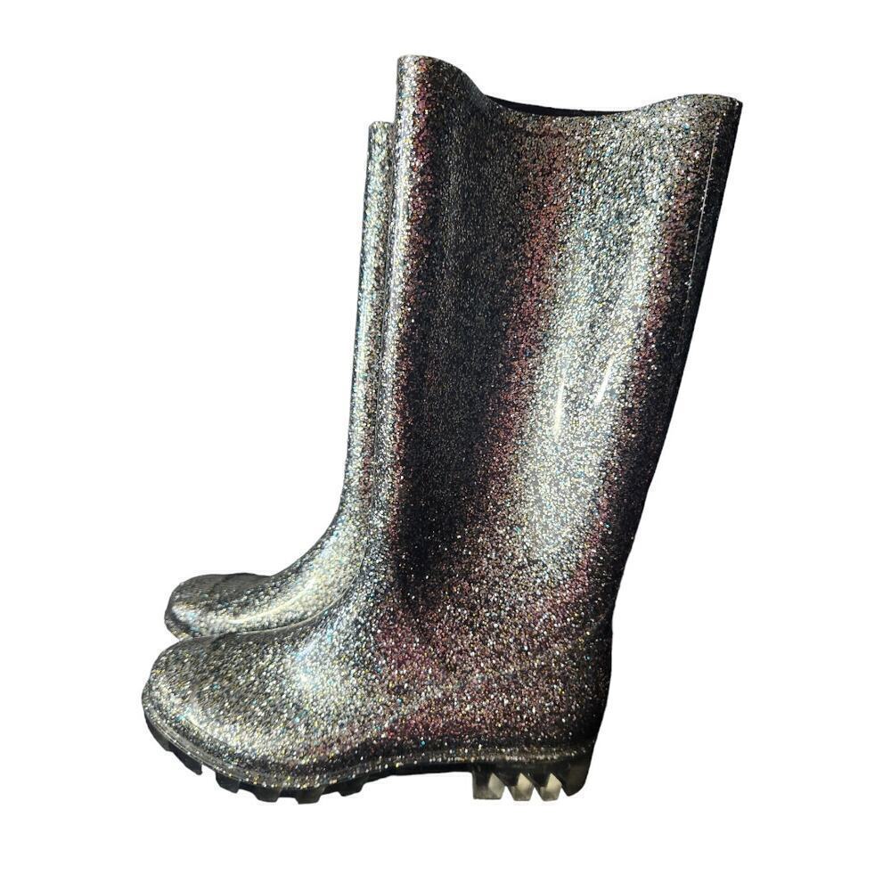 ASOS light-up glitter wellies rubber rain boots summer boots
